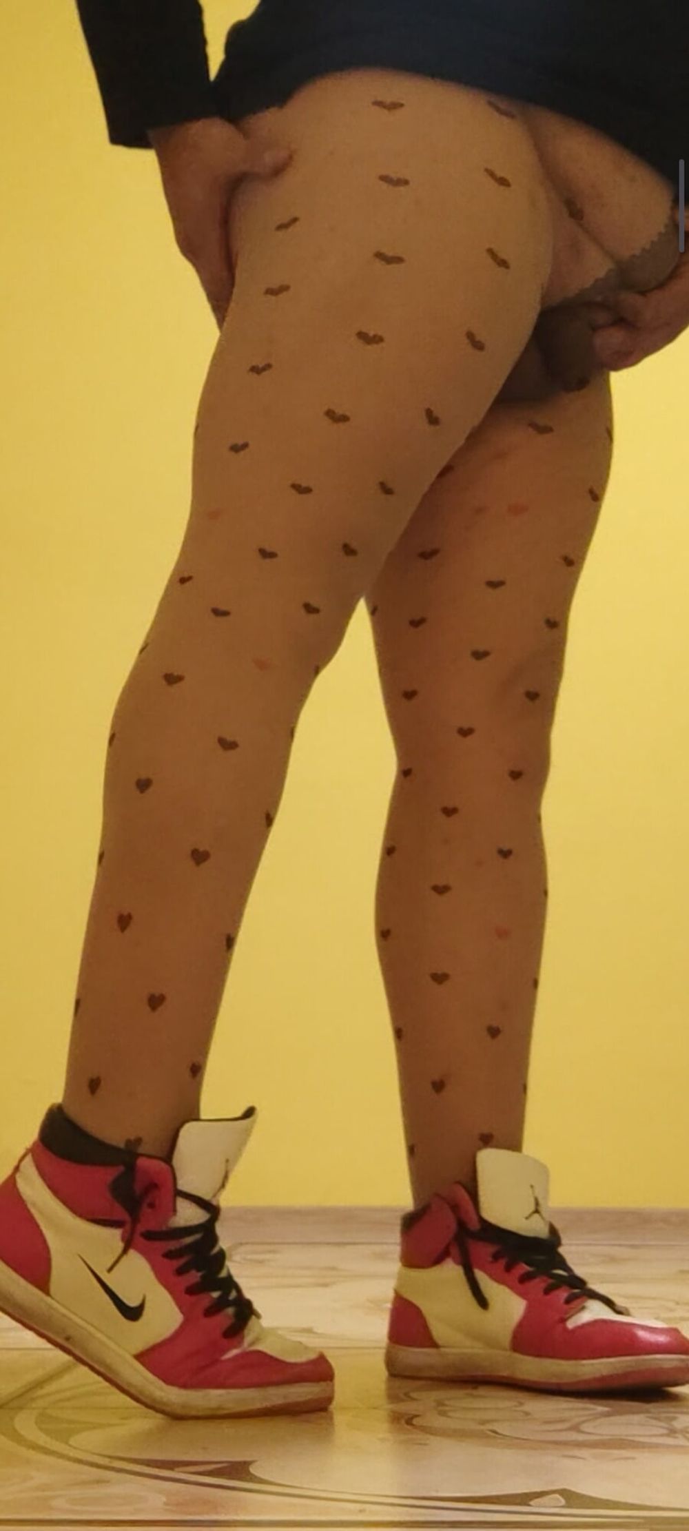 Ripple pantyhose on me #24