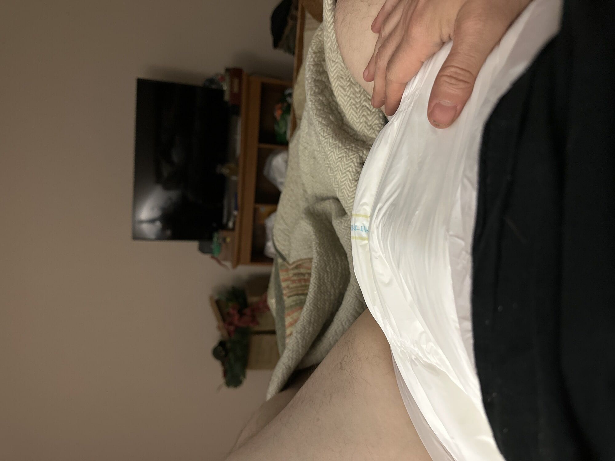 Wearing my diapers #3