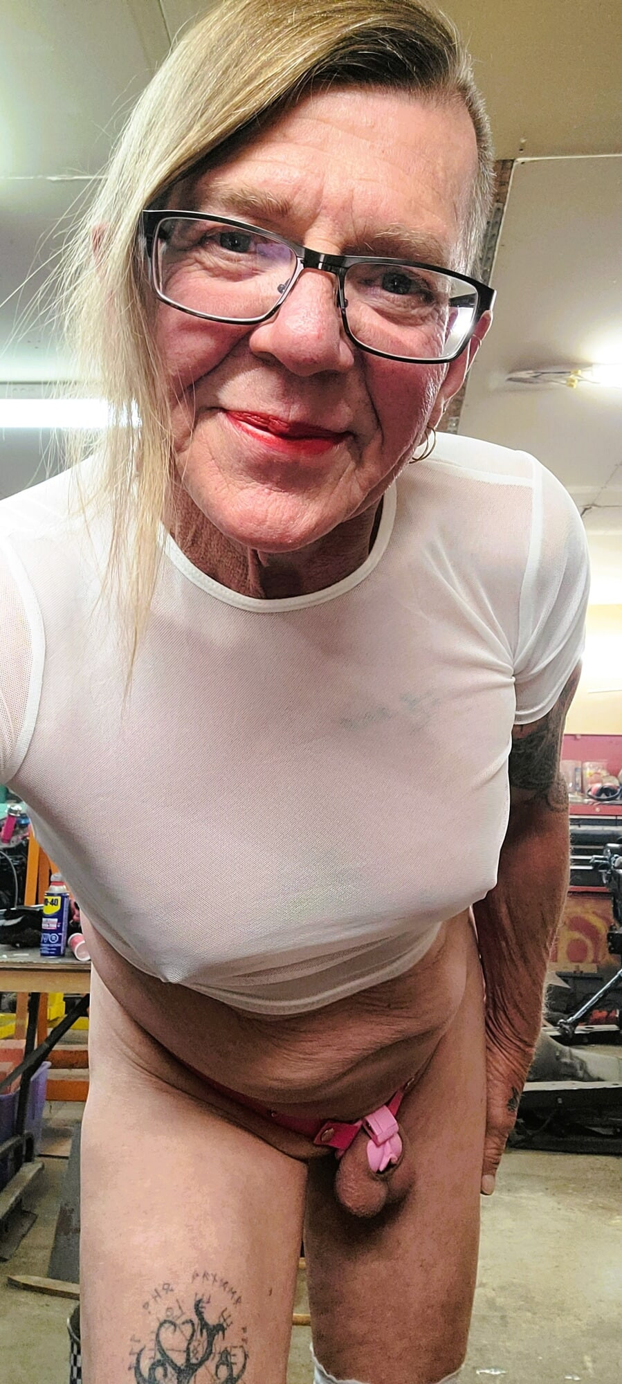 caged sissy and butt plug #25