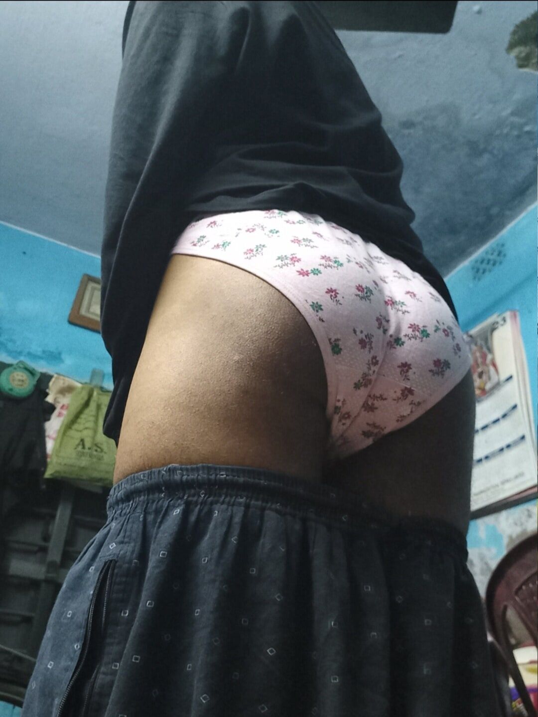 Young indian boy wearing bra and panties #8