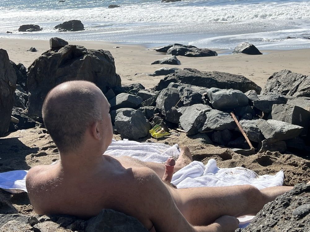 Public Nude Beach Erection #9