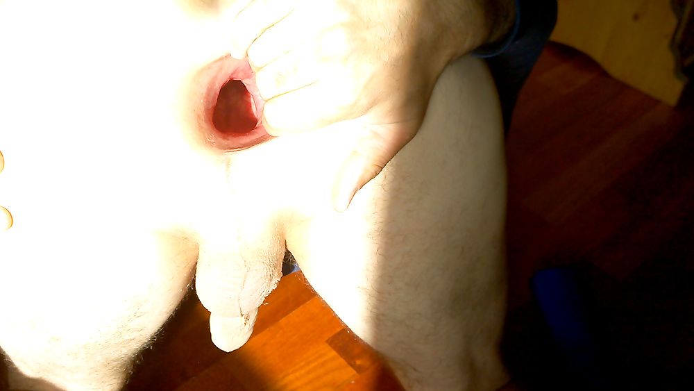 My wide open asshole gape in june 2015