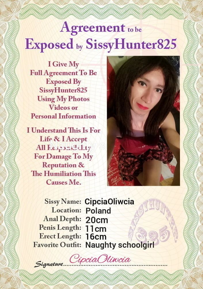 Exposed CipciaOliwcia Sissy Slut Capitons  #9