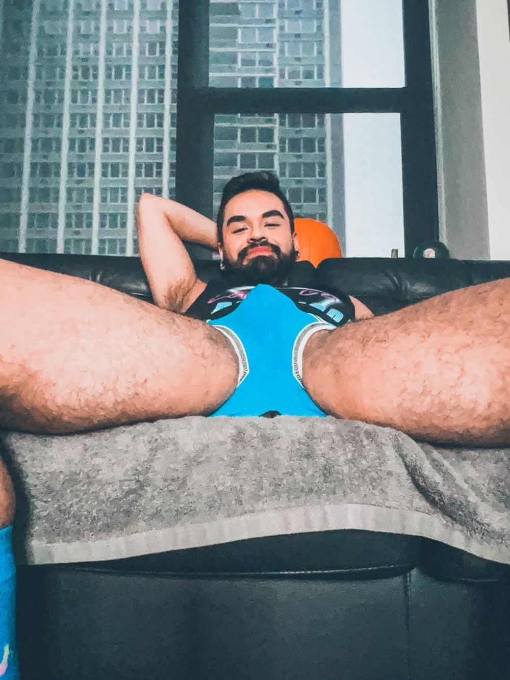 Blue Jockstrap / Blue Socks #9