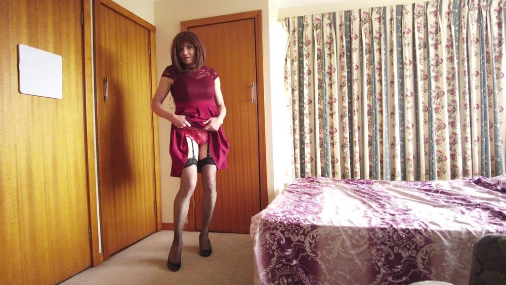 Crossdress Red Dress  #14