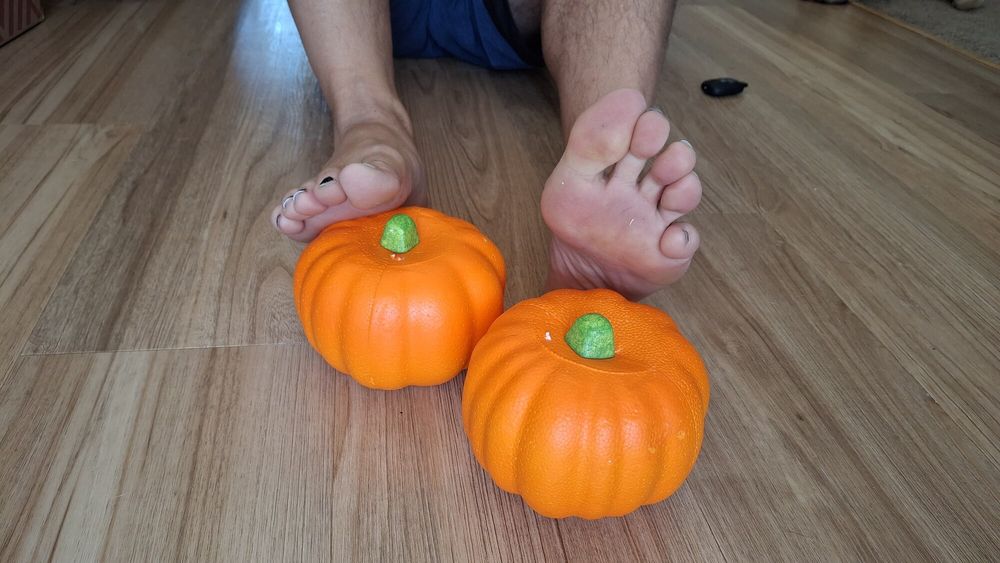 Pumpkin Foot Fetish #14