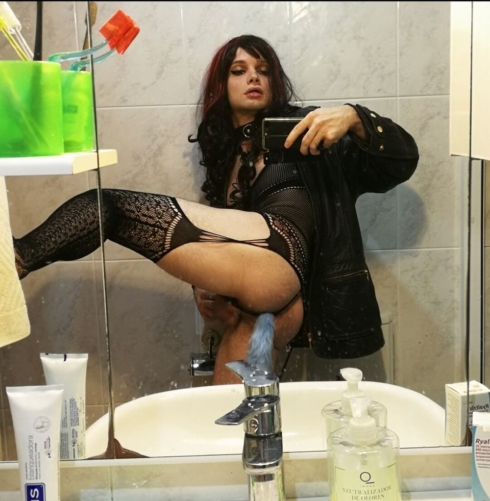 Tranny sissy slut BBC owned  #4