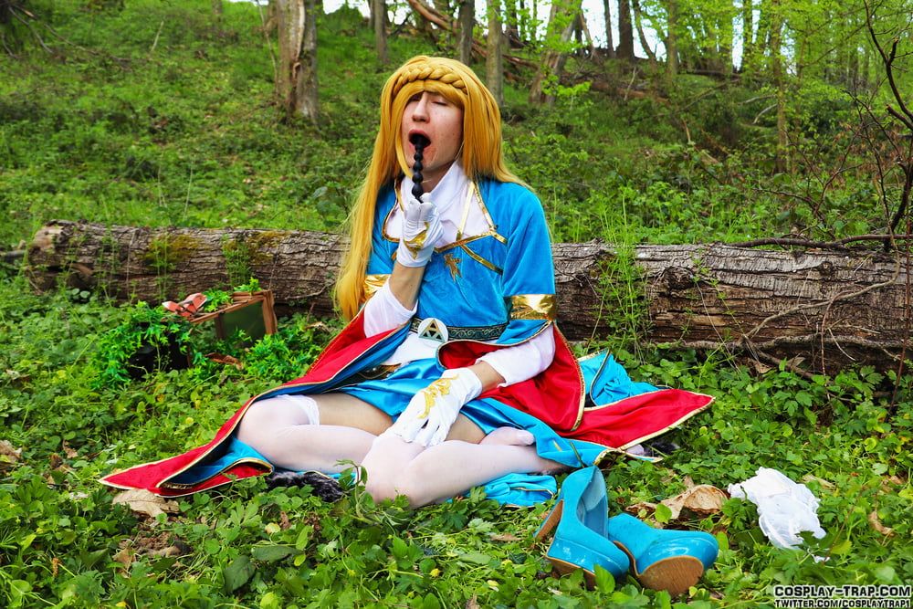 Zelda Frisky Forest Frolic trap Cosplay  #7