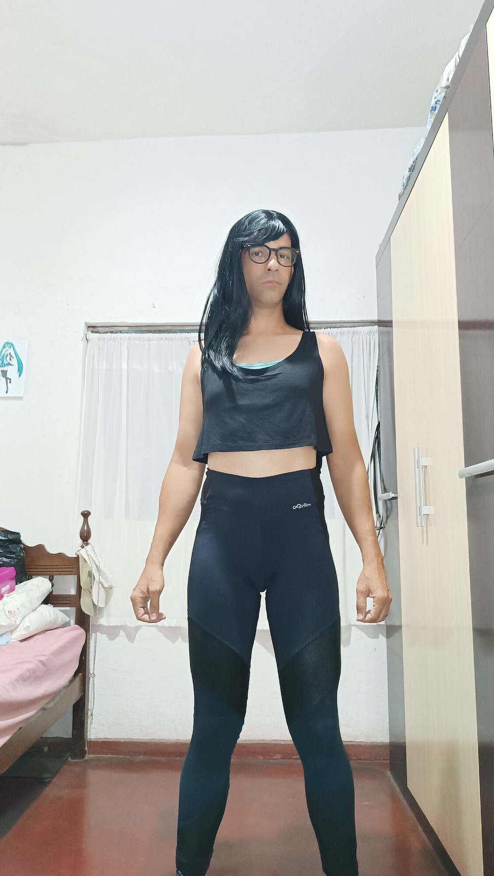 Sakura Nakamura Skinner Legging Gym  #3