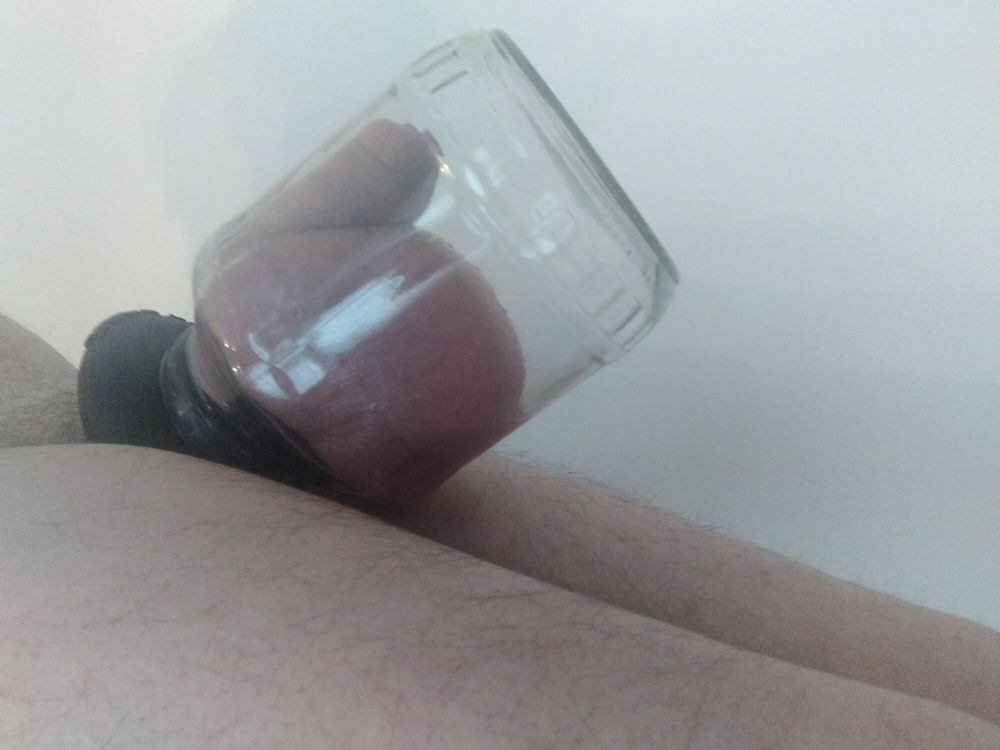 First Jar pumping session with Oxballs Juicy XL cockring #6