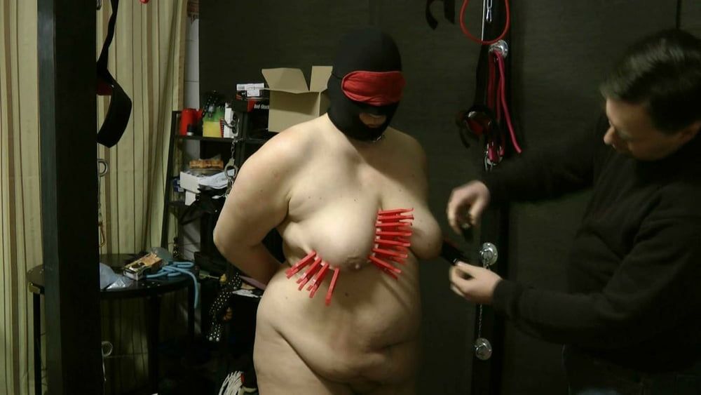 Masked slave with big tits #15