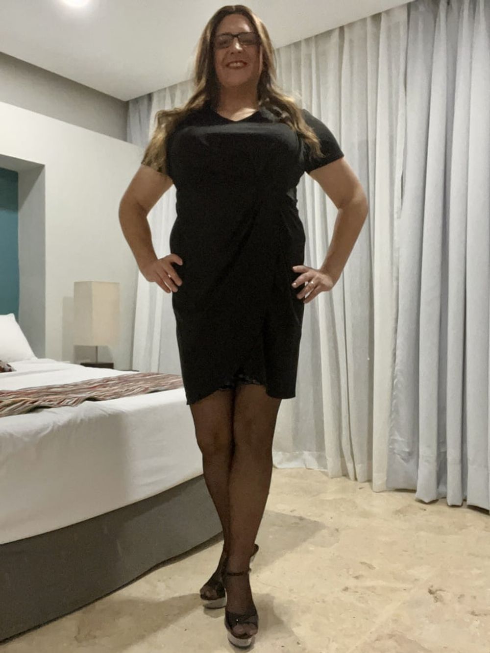 Sissy in black dress #7