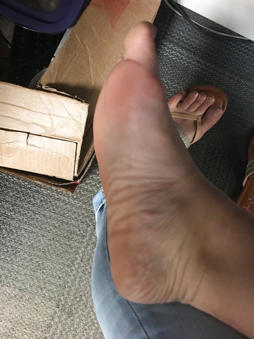 Flat feet for footfetish #22