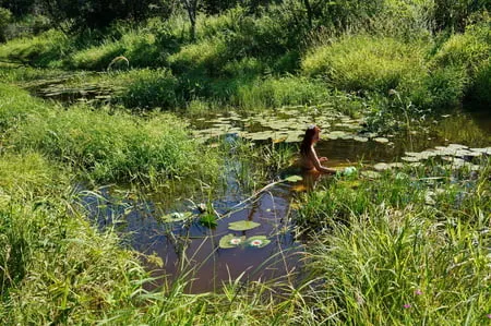 nude in lazy river         