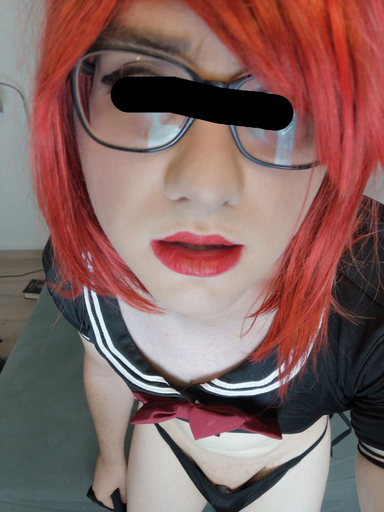 Red haired navy officer sissy #17