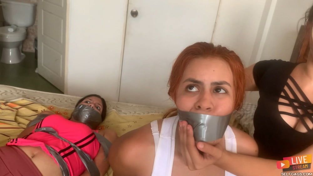 Sexy Live Cam Girls Tied Up And Gagged With Duct Tape #8