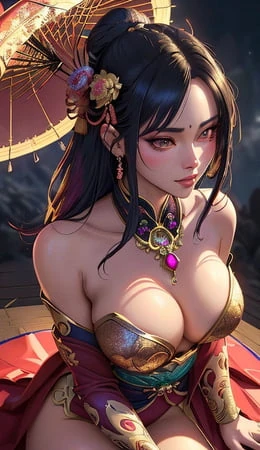 chinese temple (Ai models)