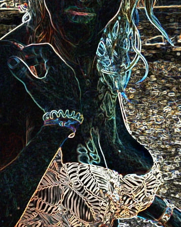 luminous contours of my wife