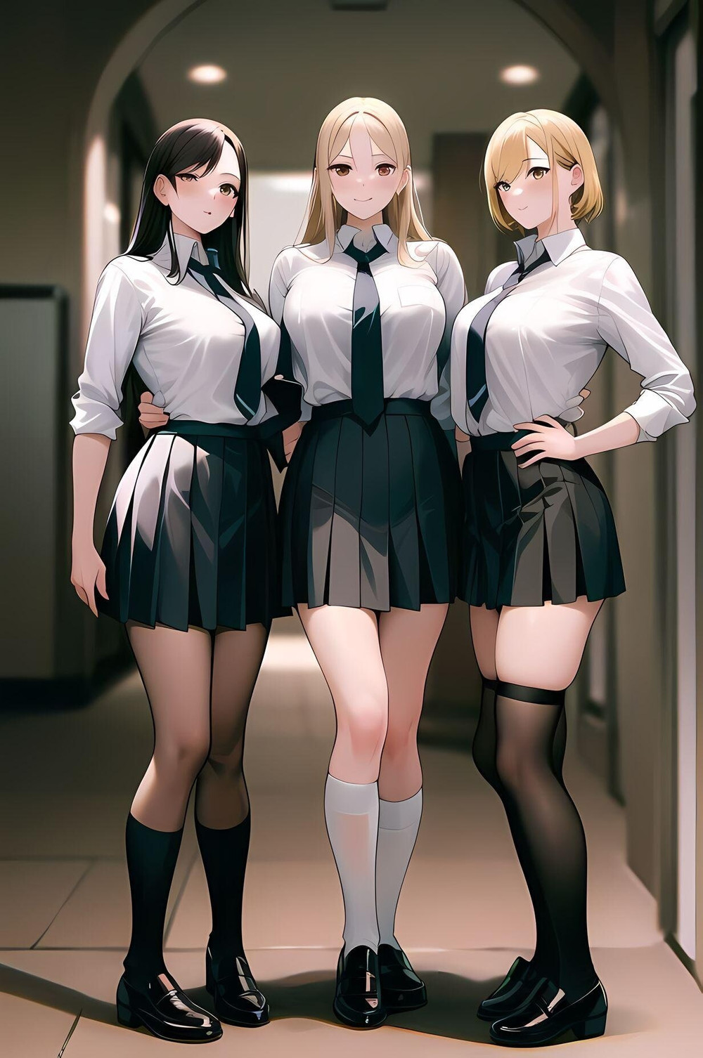 anime schoolgirls #16