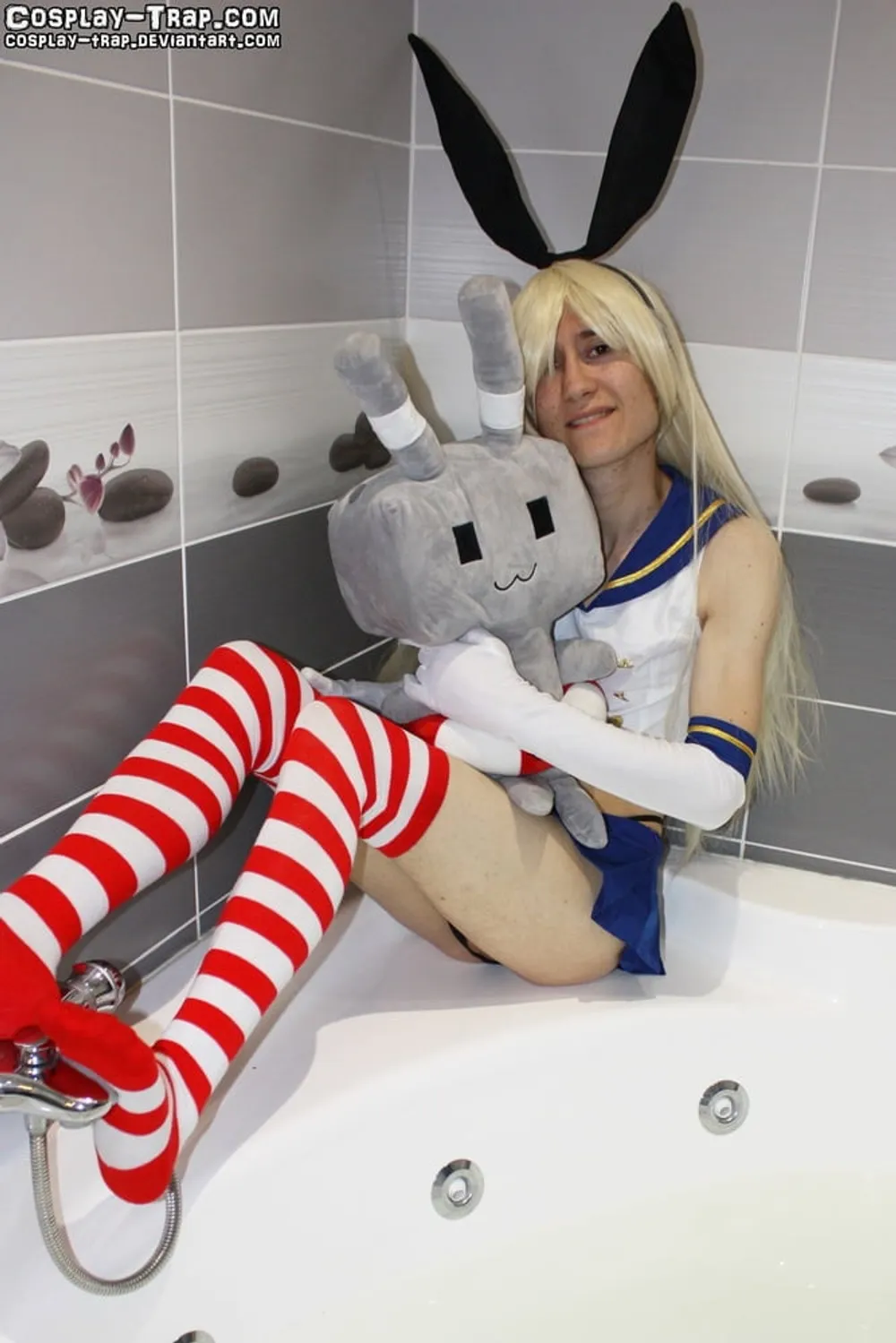  Crossdress cosplay wet Shimakaze #2