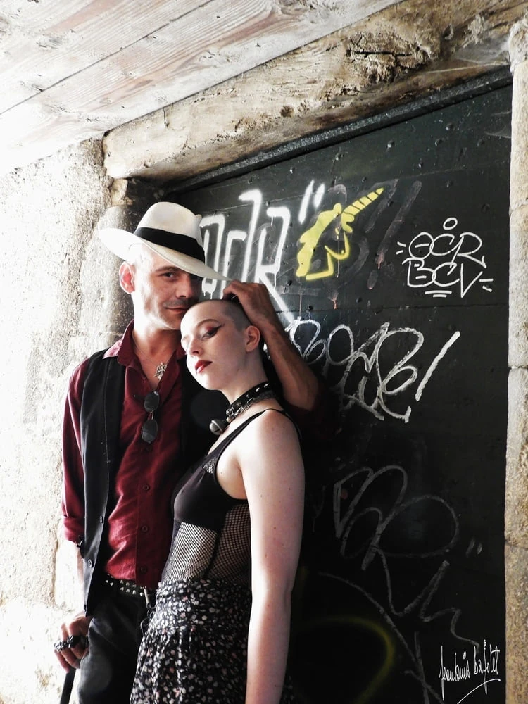  Bdsm couple walking in town #26