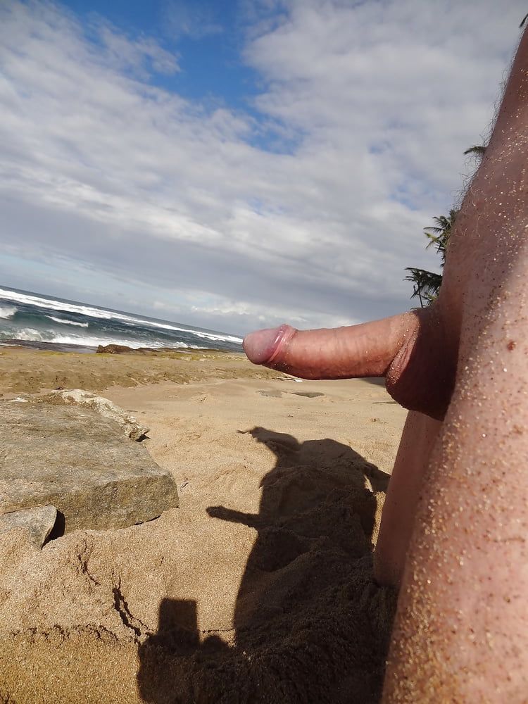 Nude at beach #8