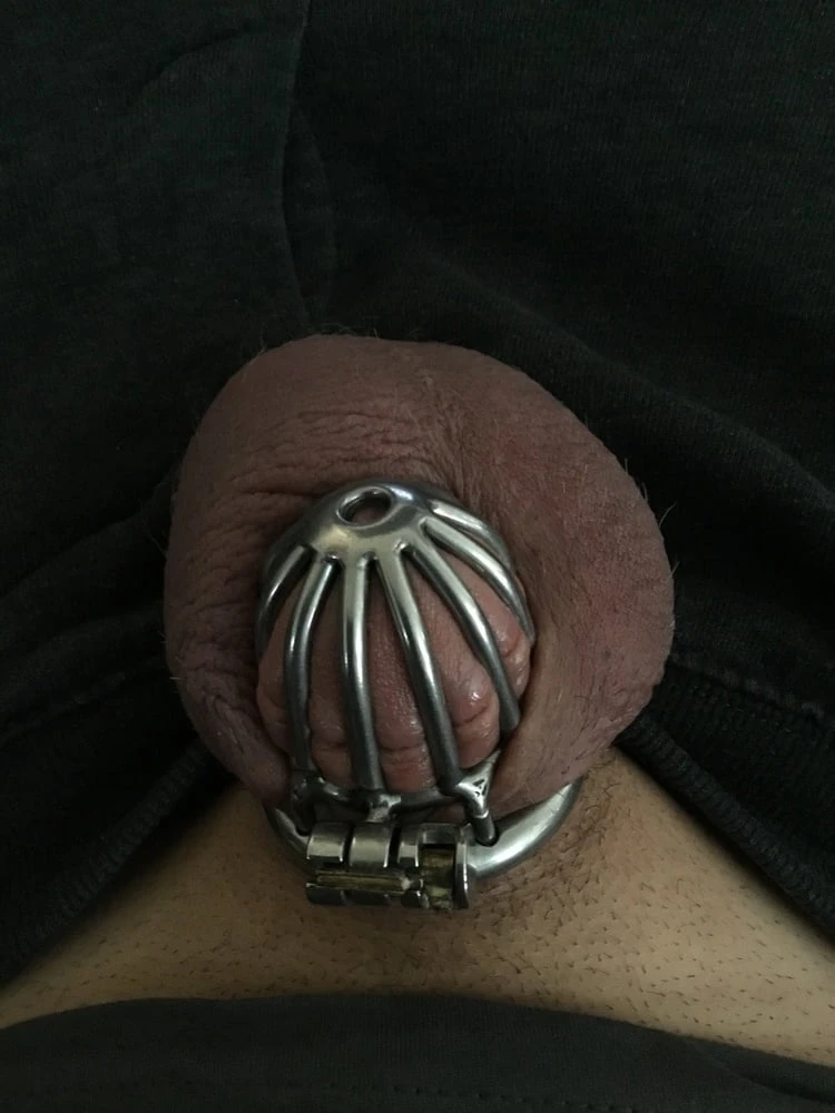 Tiny Caged Cock with Purple balls #47