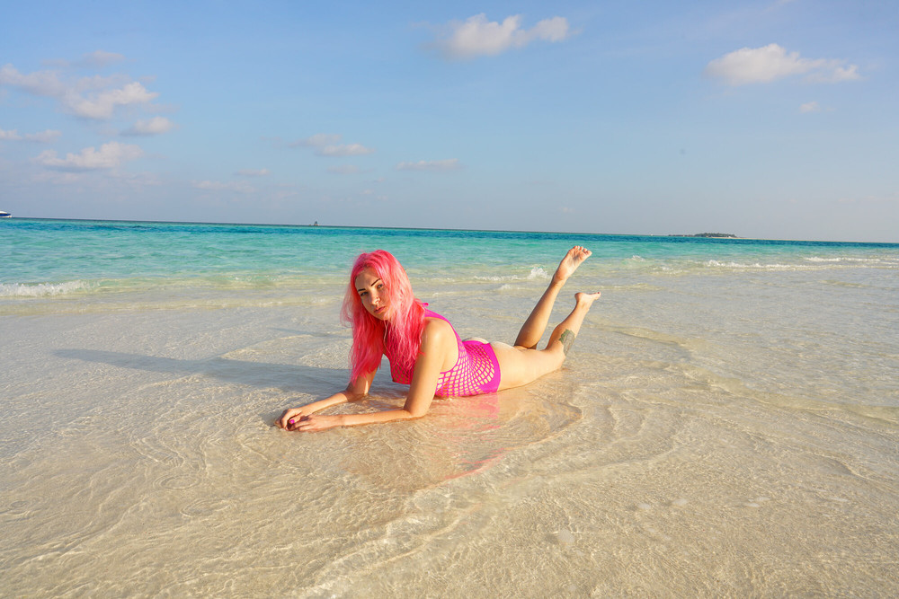 Vicky on the beach #5