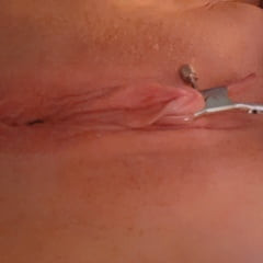 Spread Open Pink Pussy