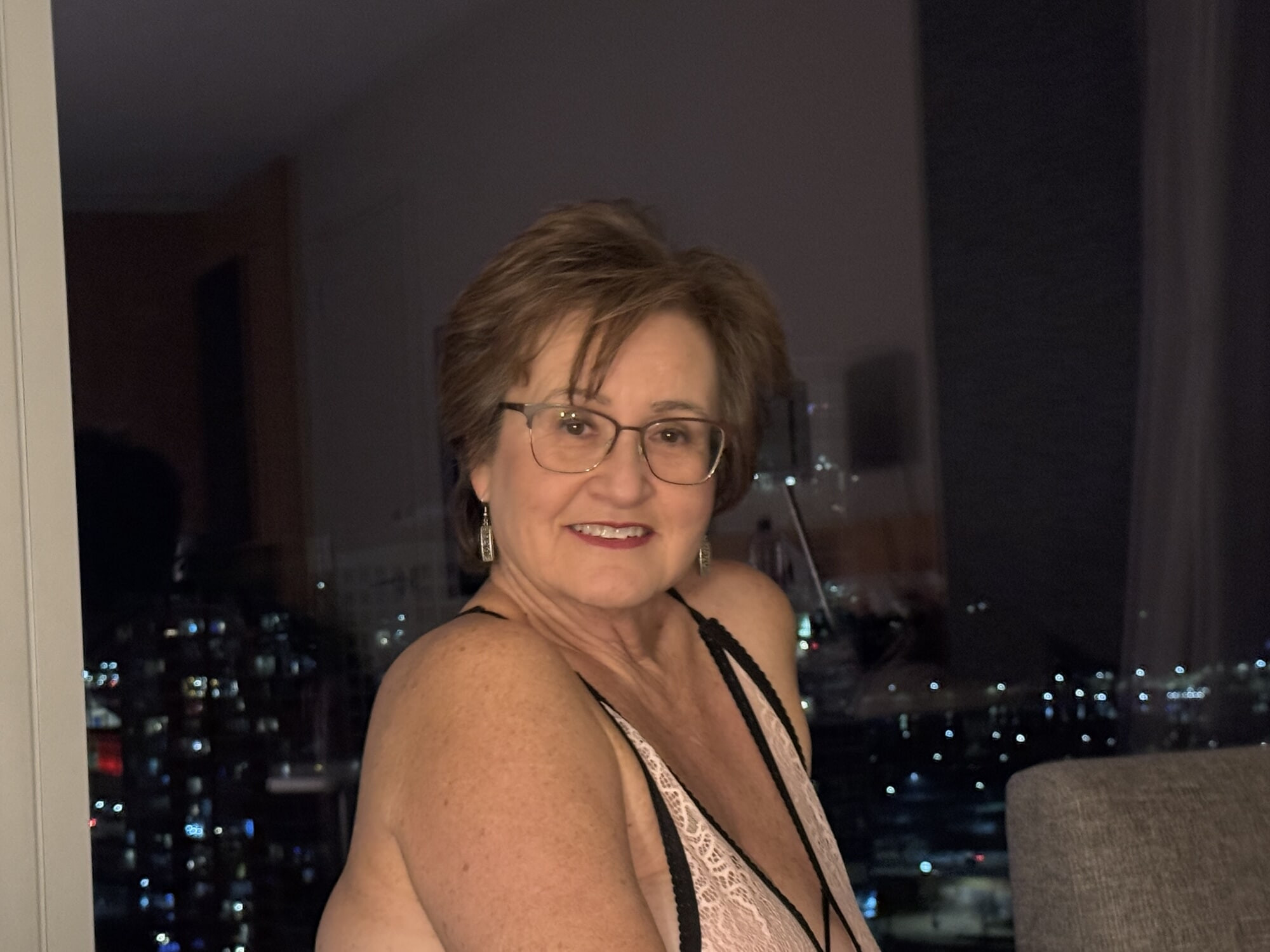 70yo Gilf SassyVal Shows Off in a Hotel Room #39