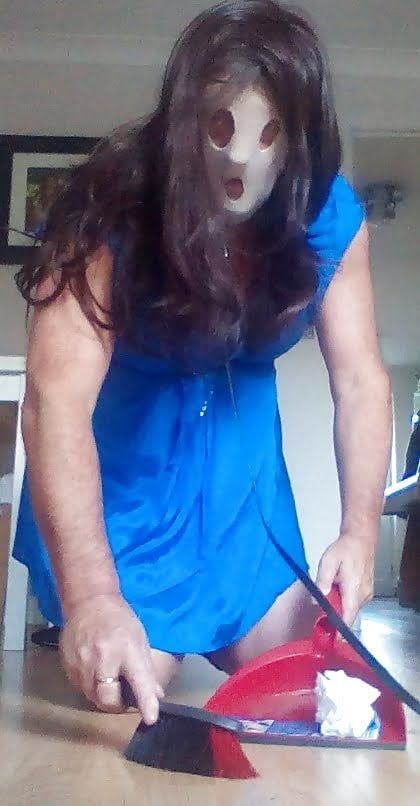 My blue satin dress #39