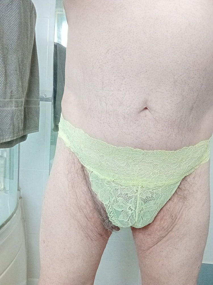 Larger lemon Lacey panties