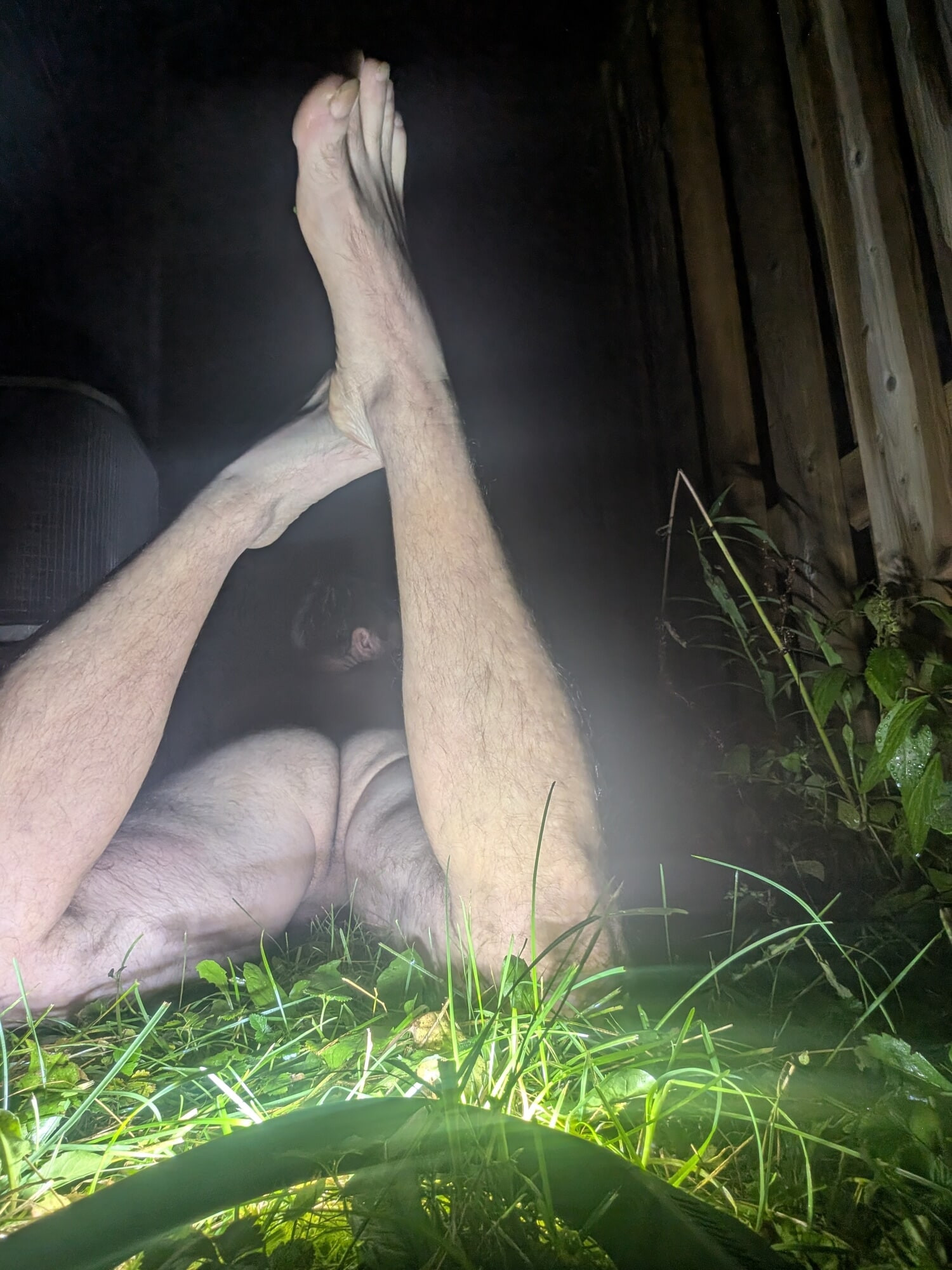 Nude outside