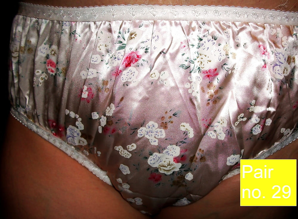 30 silky satin panties #9