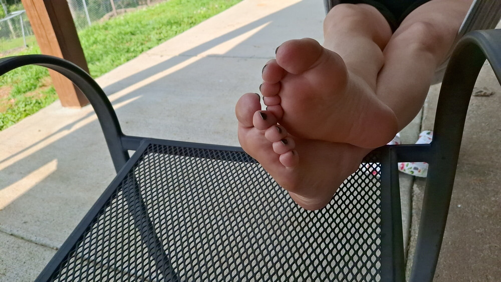 My Girlfriends cute little feet and toes #17