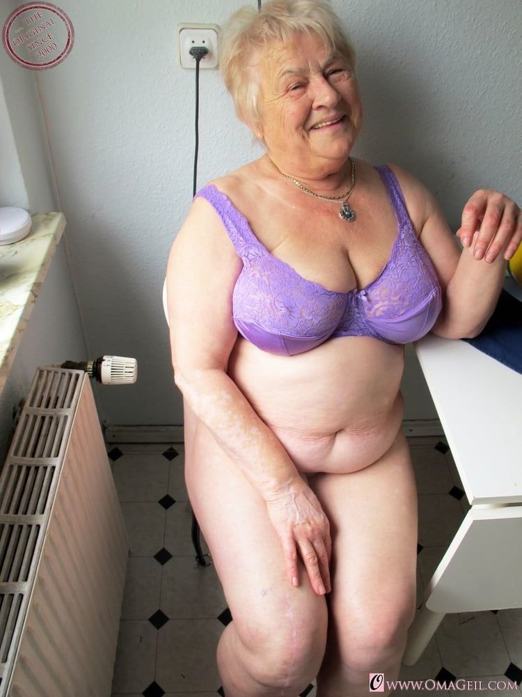 Collection of very old and fat amateur grannies #9