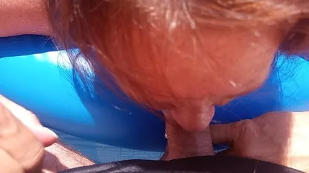 sucking dick by the pool         