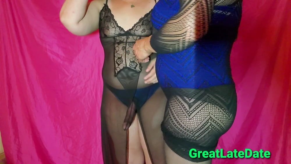 Pantyhose and Lingerie Big Bubble Butt Ass Play Couple