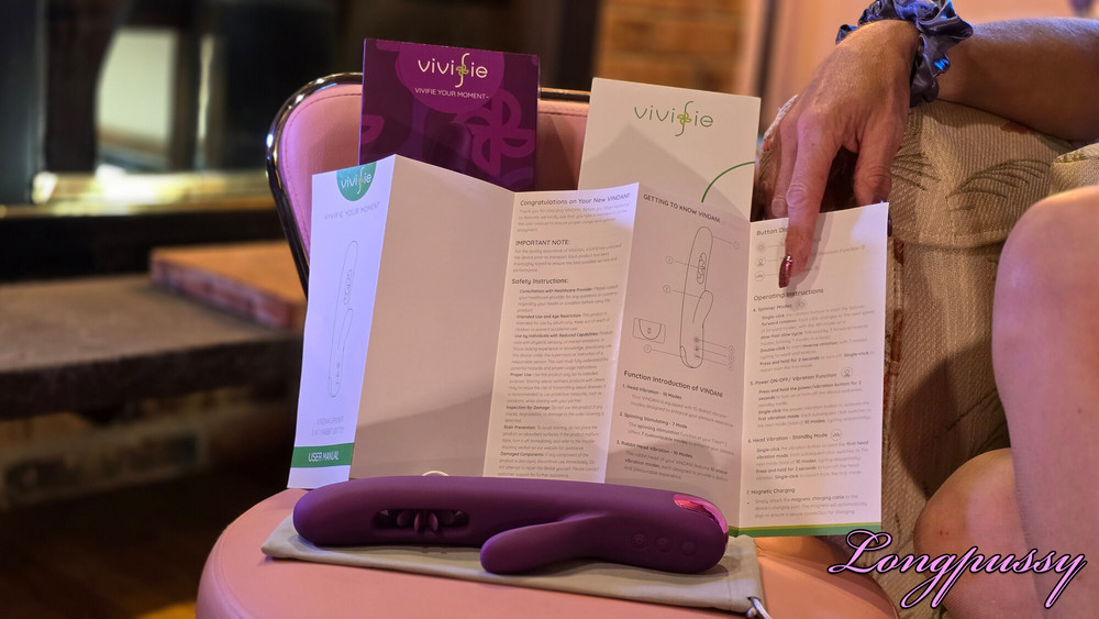 Longpussy, Pics of a new toy from Vivifie working My Pussy. #10