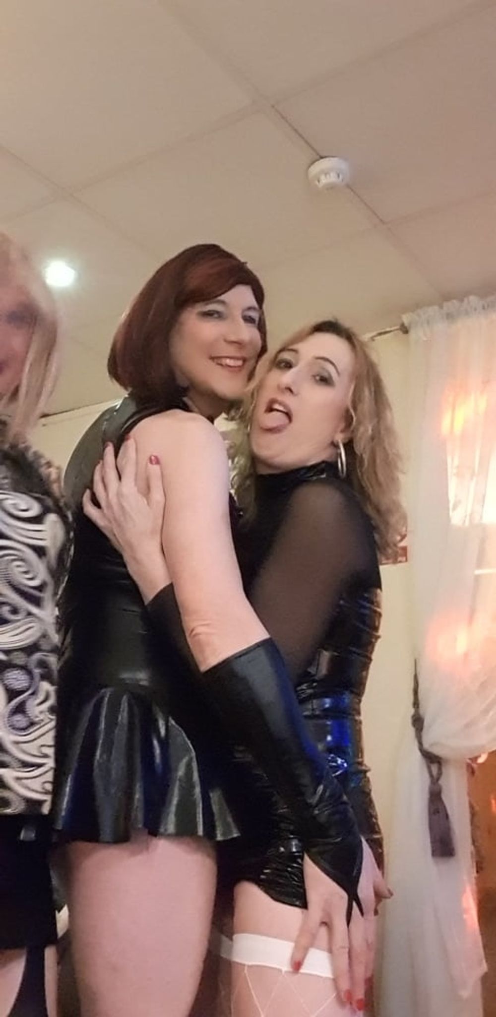 TGirl Lucy In Chastity at Sheworld Trans Sex Club #6