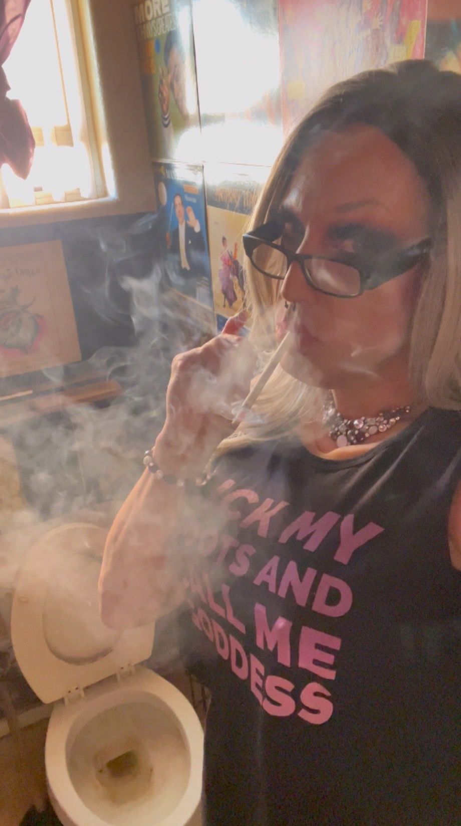 Trans Goddess Smoking Fetish #29