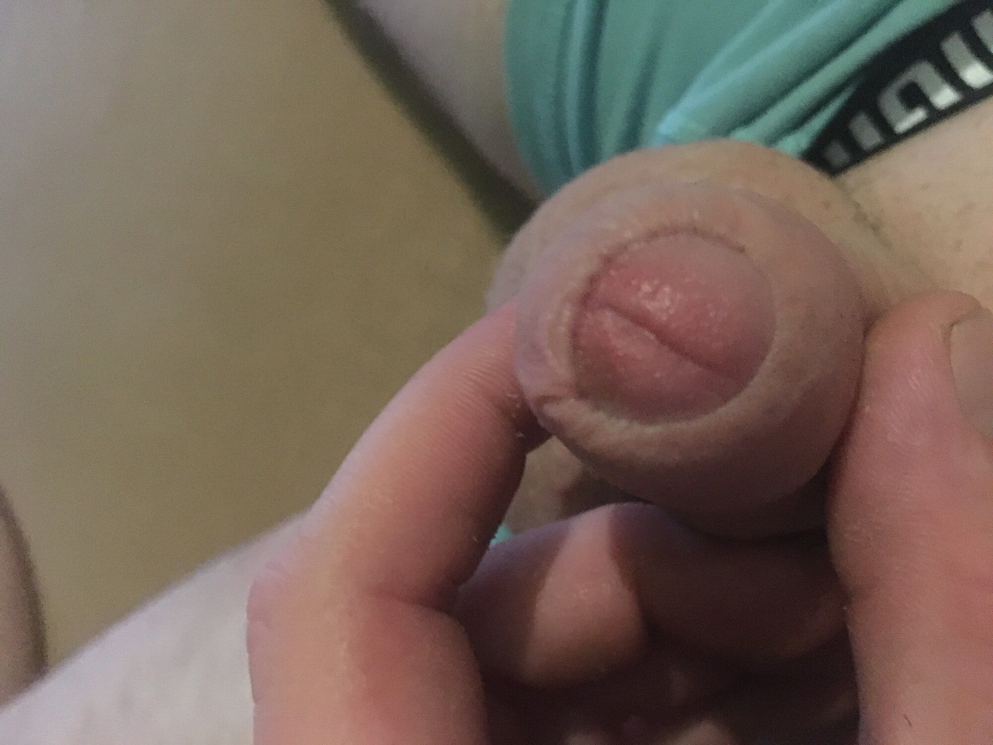 Foreskin Play With Cum Filled Balls  #42