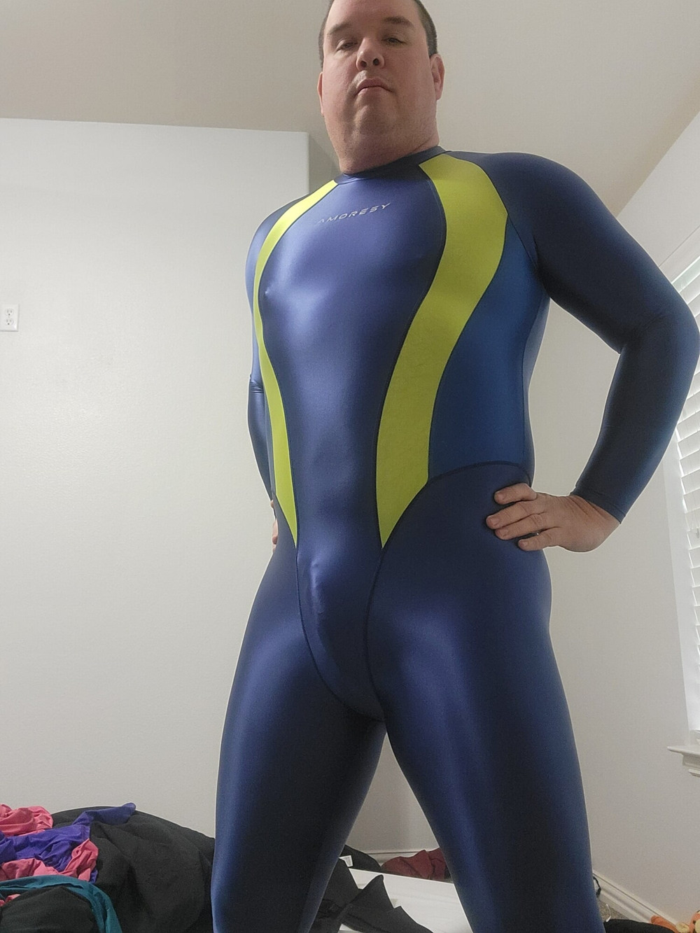 Spandexguy01234 purple Leohex bodysuit  #4