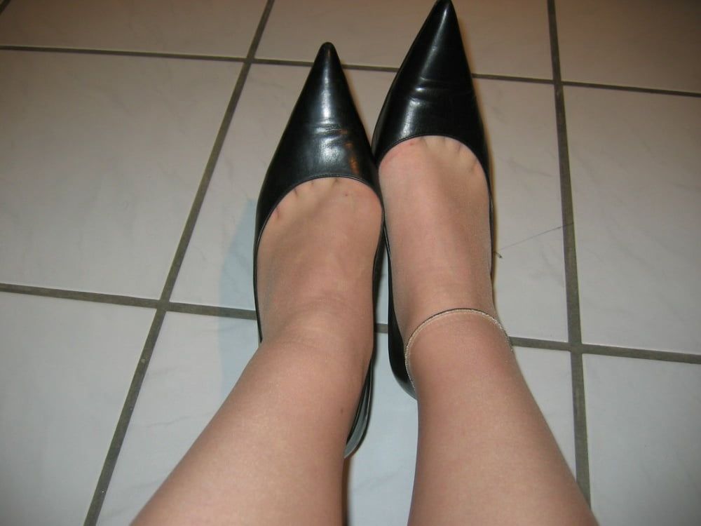 Pantyhose and Black Pumps #2