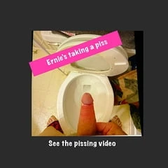 Grandpa pissing