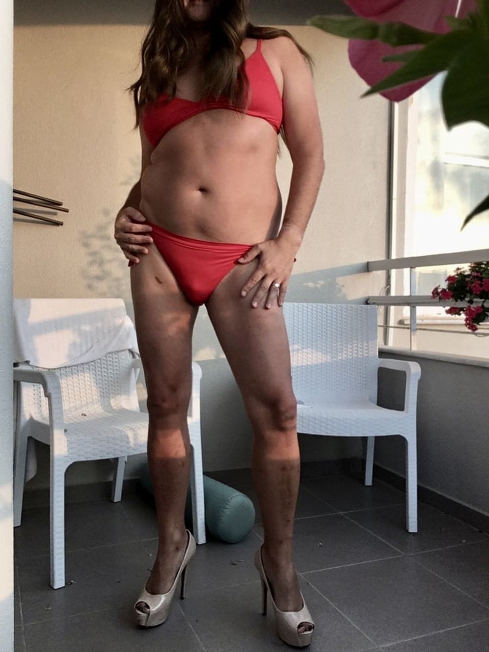 Red Bikini and tan lines #24