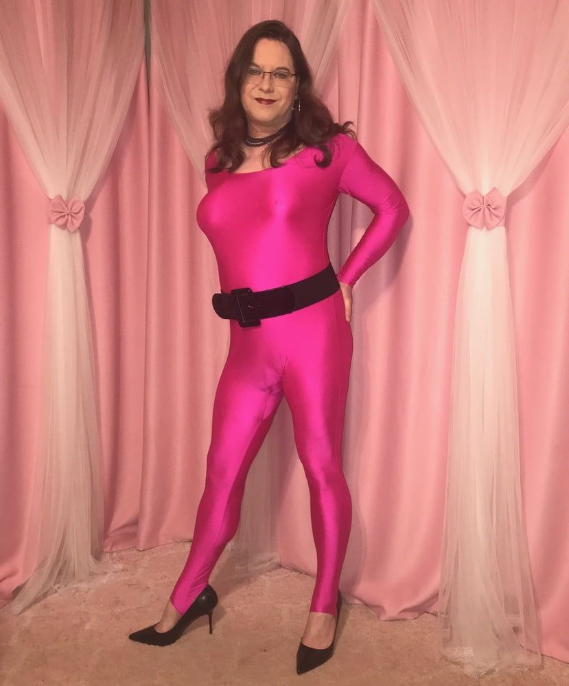 Joanie - Hot Pink Catsuit #9