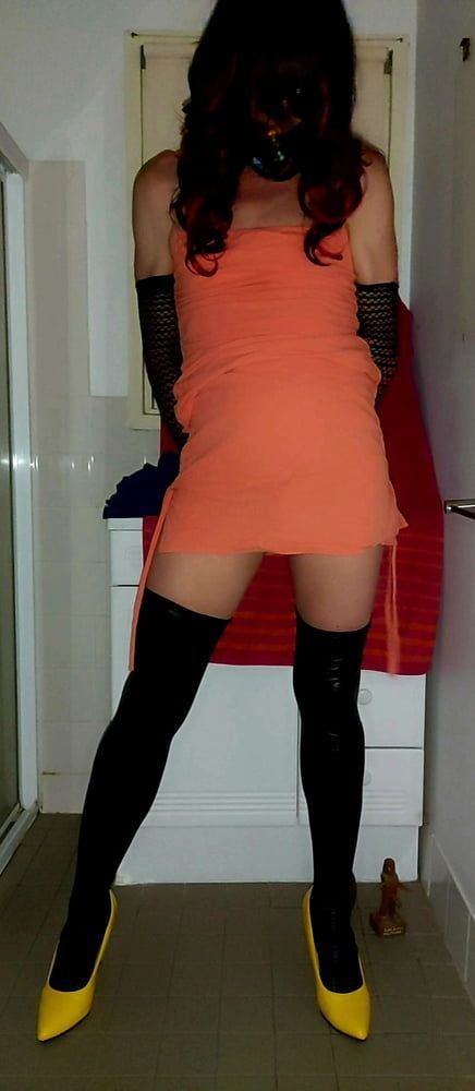 Orange dress  #23