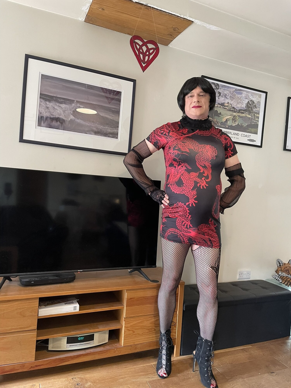sissy in short dress #8