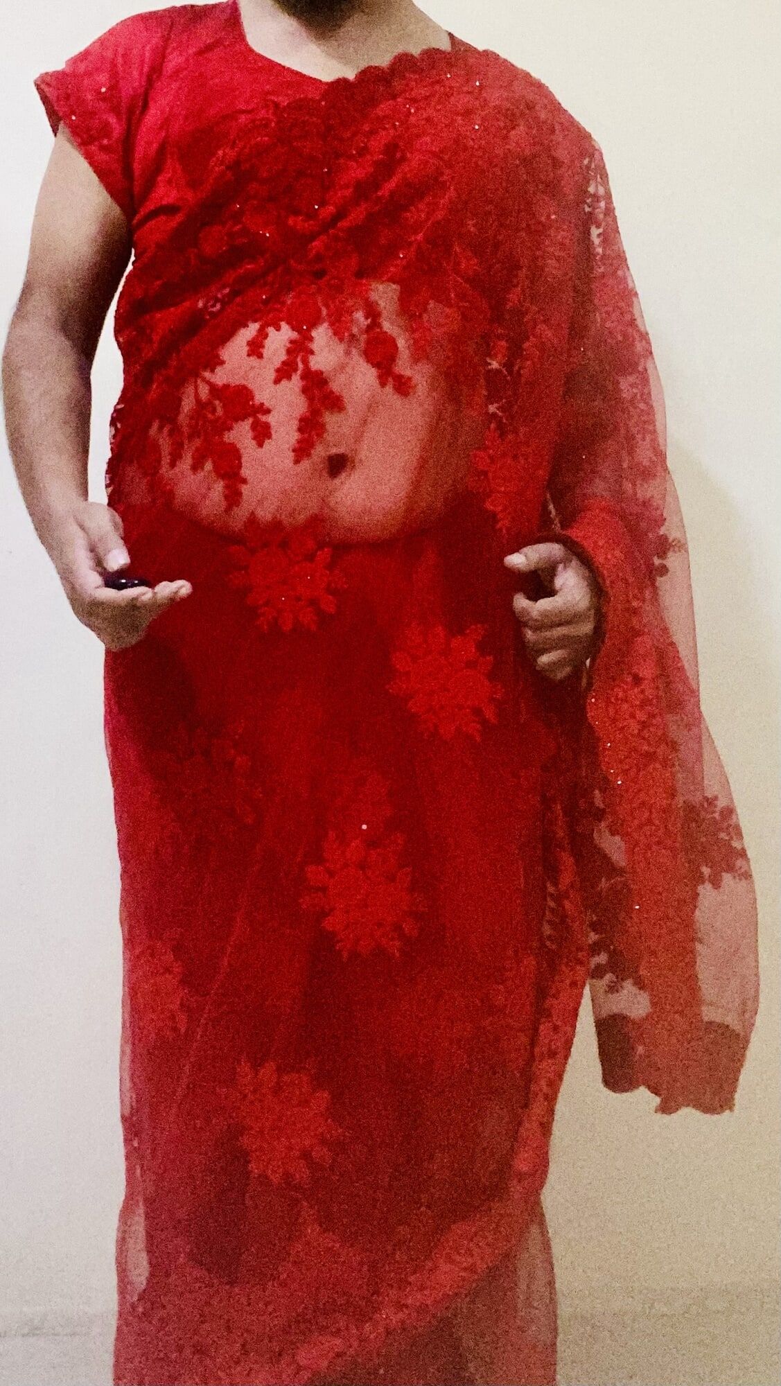 Red saree #23